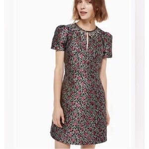 Kate Spade New York Dashing Beauty Floral Park Shift Dress Size 10 Multicolor
